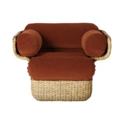 Gubi Basket Lounge Chair - Fully Upholstered -Chair Store basket lounge chair fully upholstered Gubi CA Modern Home 1