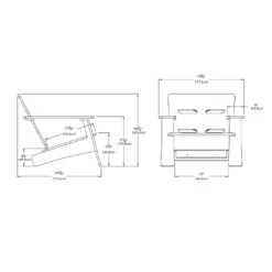 Cabrio Lounge Chair -Chair Store cabrio lounge chair Loll designs CA Modern Home dia