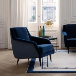 Gubi CDC.1 Wood Base Lounge Chair Fully Upholstered -Chair Store cdc 1 wood base lounge chair fully upholstered Gubi CA Modern Home 8