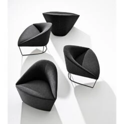 Colina Fully Upholstered Medium Lounge Chair -Chair Store colina fully upholstered medium lounge chair Arper CA Modern Home 3