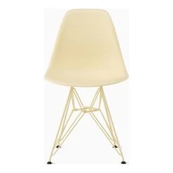 Eames Molded Plastic Side Chair, Herman Miller X HAY -Chair Store eames molded plastic side chair herman miller x hay hermanmiller ca modern home Powder Yellow