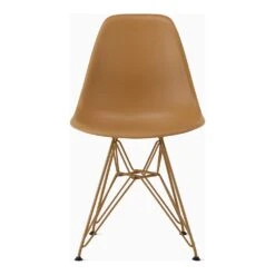 Eames Molded Plastic Side Chair, Herman Miller X HAY -Chair Store eames molded plastic side chair herman miller x hay hermanmiller ca modern home toffee