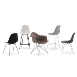 Eames Molded Plastic Side Chair With 4 Leg Base -Chair Store eames molded plastic side chair with 4 leg base hermanmiller ca modern home 4