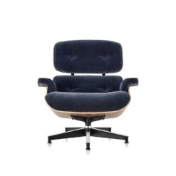 Eames Lounge Chair In Mohair Supreme