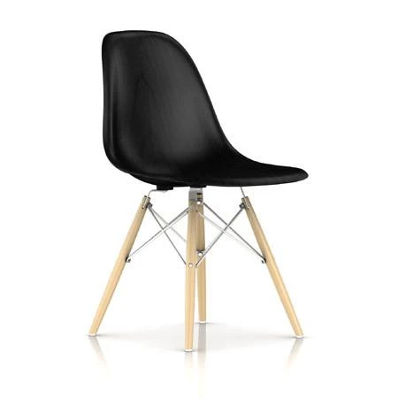 Eames Molded Wood Side Chair With Dowel Base 4 Eames Molded Wood Side Chair With Dowel Base - Image 2
