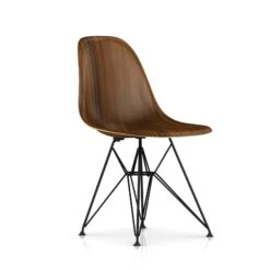 Eames Molded Wood Side Chair - Wire Base -Chair Store eames molded wood side chair wire base 3