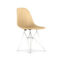 Eames Molded Wood Side Chair - Wire Base -Chair Store eames molded wood side chair wire base 5