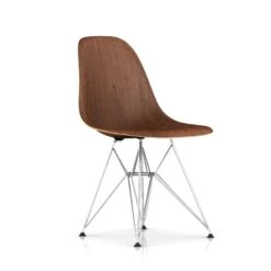 Eames Molded Wood Side Chair - Wire Base -Chair Store eames molded wood side chair wire base 9