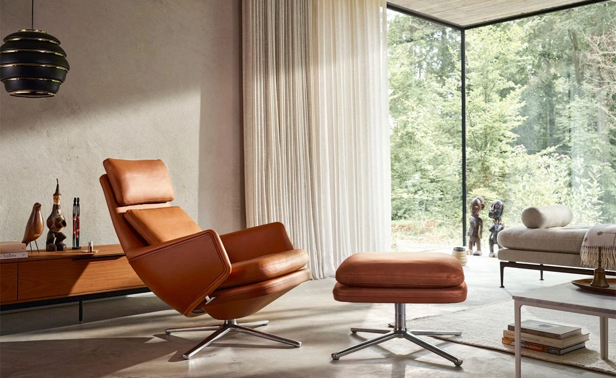 Vitra Grand Relax Lounge Chair & Ottoman 7 Vitra Grand Relax Lounge Chair & Ottoman - Image 5