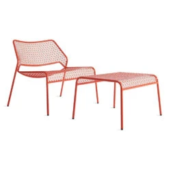 Hot Mesh Lounge Chair -Chair Store hot mesh loungechair BluDot CA Modern Home humble red 1