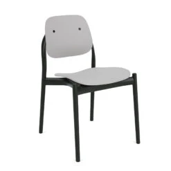 Iquo Chair Armless With Plastic Seat & Back -Chair Store iquo chair armless with plastic seat Back Knoll CA Modern Home light grey