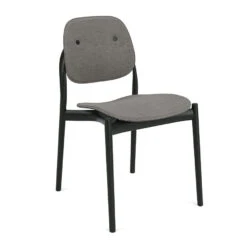 Iquo Chair Armless With Upholstered Seat & Back