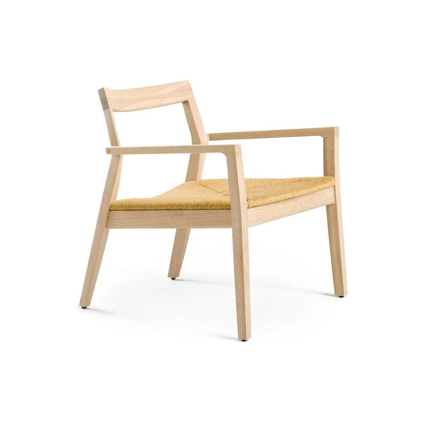 Krusin Lounge Arm Chair With Woven Seat 3 Krusin Lounge Arm Chair With Woven Seat