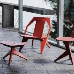 Medici Lounge Chair -Chair Store medici lounge chair mattiazzi CA Modern Home red ash 1