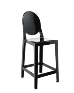 Kartell One More Counter Stool ***Floor Model*** Glossy Black