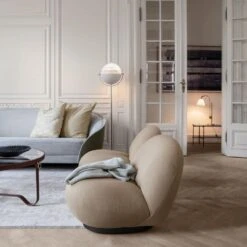 Gubi Pacha Lounge Chair -Chair Store pacha lounge chair fully upholstered returning swivel Gubi CA Modern Home 3