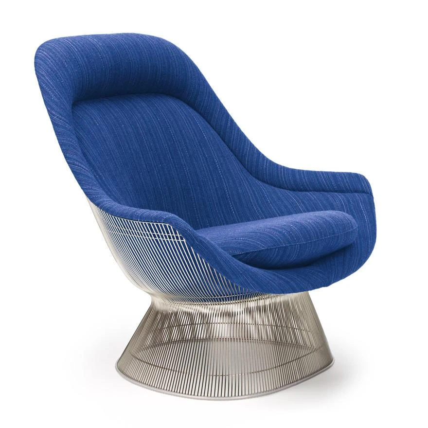 Platner Polished Nickel Easy Chair 2 Platner Polished Nickel Easy Chair