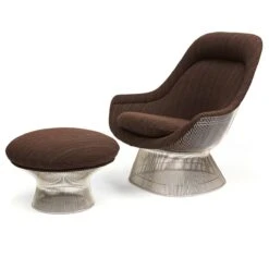 Platner Easy Chair And Ottoman -Chair Store platner easy chair and ottoman 3