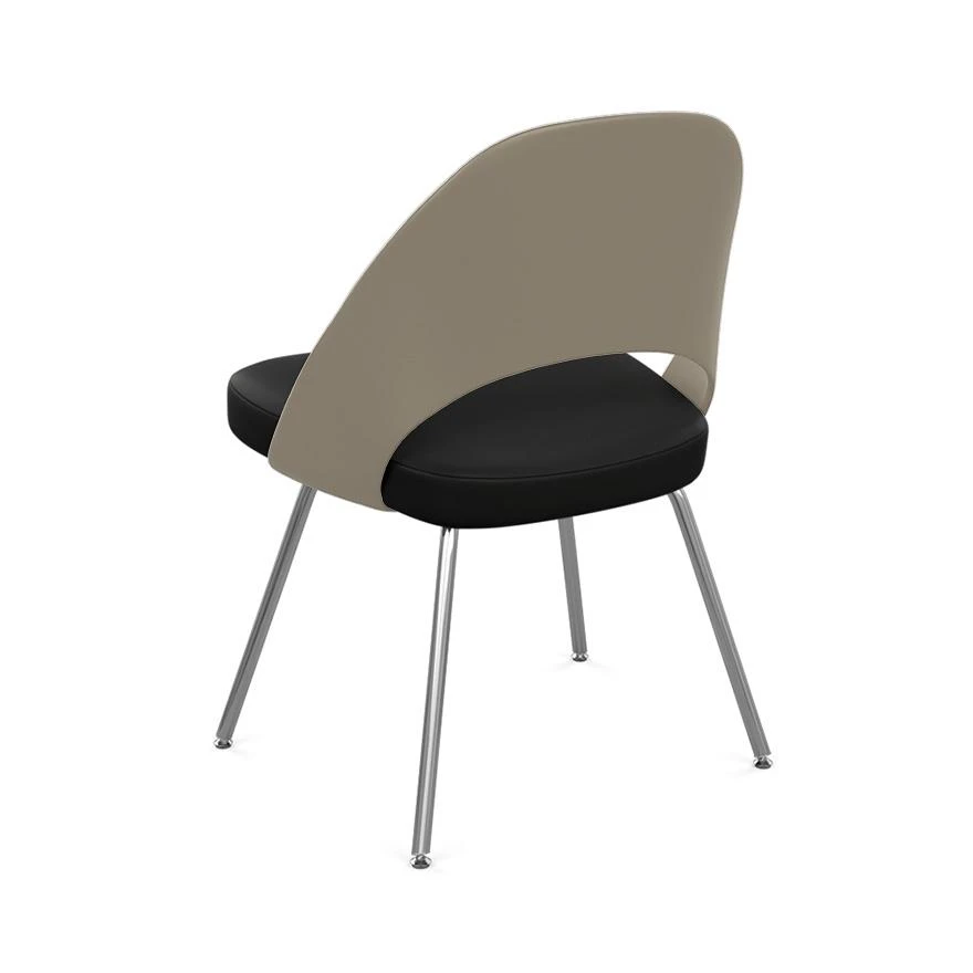 Saarinen Executive Plastic Back ChairWith Tubular Legs 4 Saarinen Executive Plastic Back ChairWith Tubular Legs - Image 2