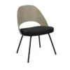 Saarinen Executive Plastic Back ChairWith Tubular Legs