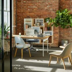 Saarinen Executive Plastic Back Chair With Wood Legs 8 Saarinen Executive Plastic Back Chair With Wood Legs -Chair Store saarinen executive plastic back chair with wood legs knoll CA Modern Home 2