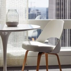 Saarinen Executive Plastic Back Chair With Wood Legs 9 Saarinen Executive Plastic Back Chair With Wood Legs -Chair Store saarinen executive plastic back chair with wood legs knoll CA Modern Home 3