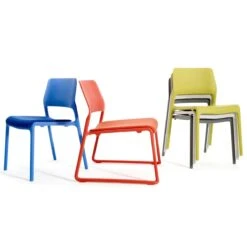 Spark Stacking Side Chair With Seat Pad -Chair Store spark stacking side chair 3