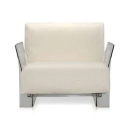 Kartell Pop Cotton Chair -Chair Store transparent white